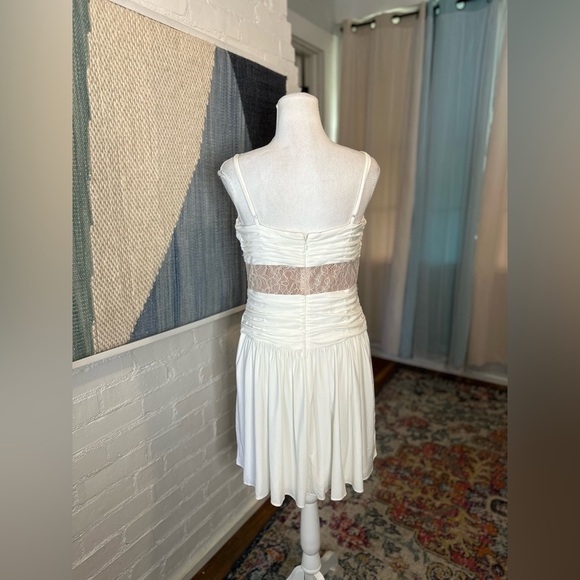 BCBG Max Azria Cream Cocktail Dress - Picture 9 of 10